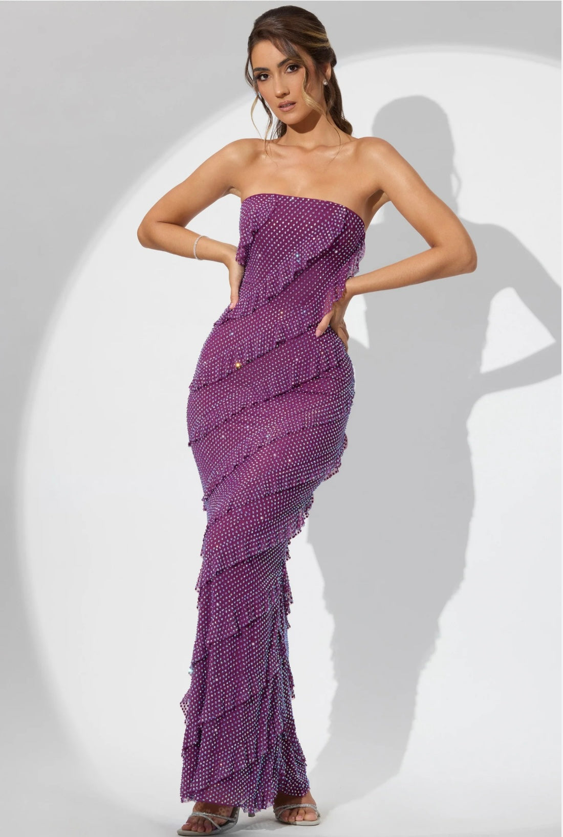 Vestido Morado MTD374