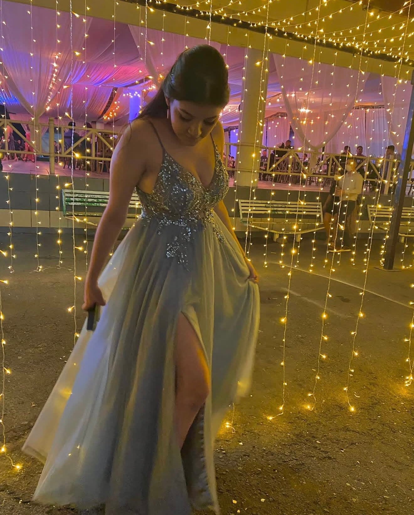 Vestido Azul Claro MMD212