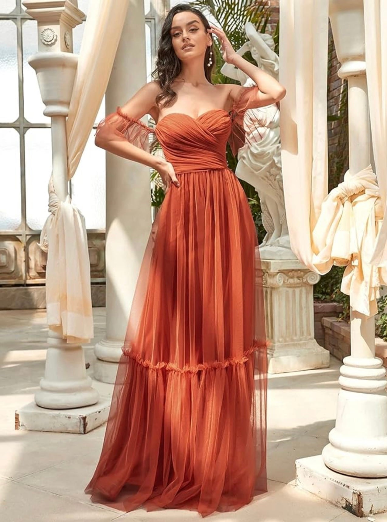 Vestido Ocre MMD783