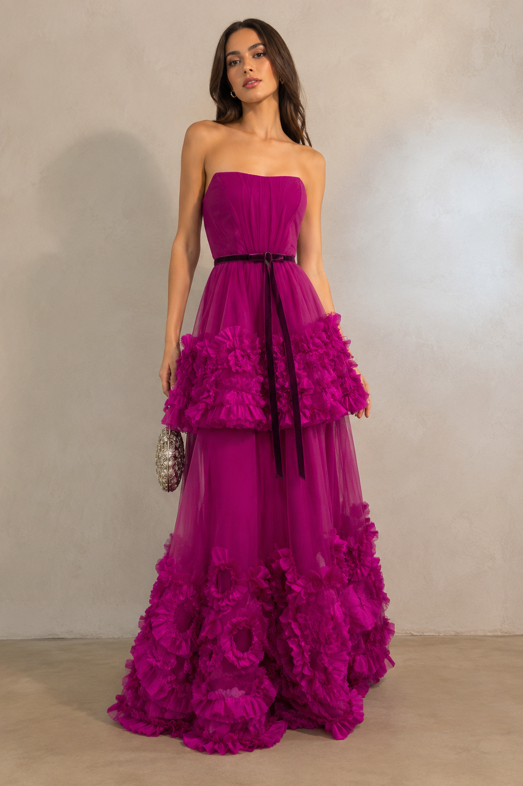 Vestido Morado MTD378