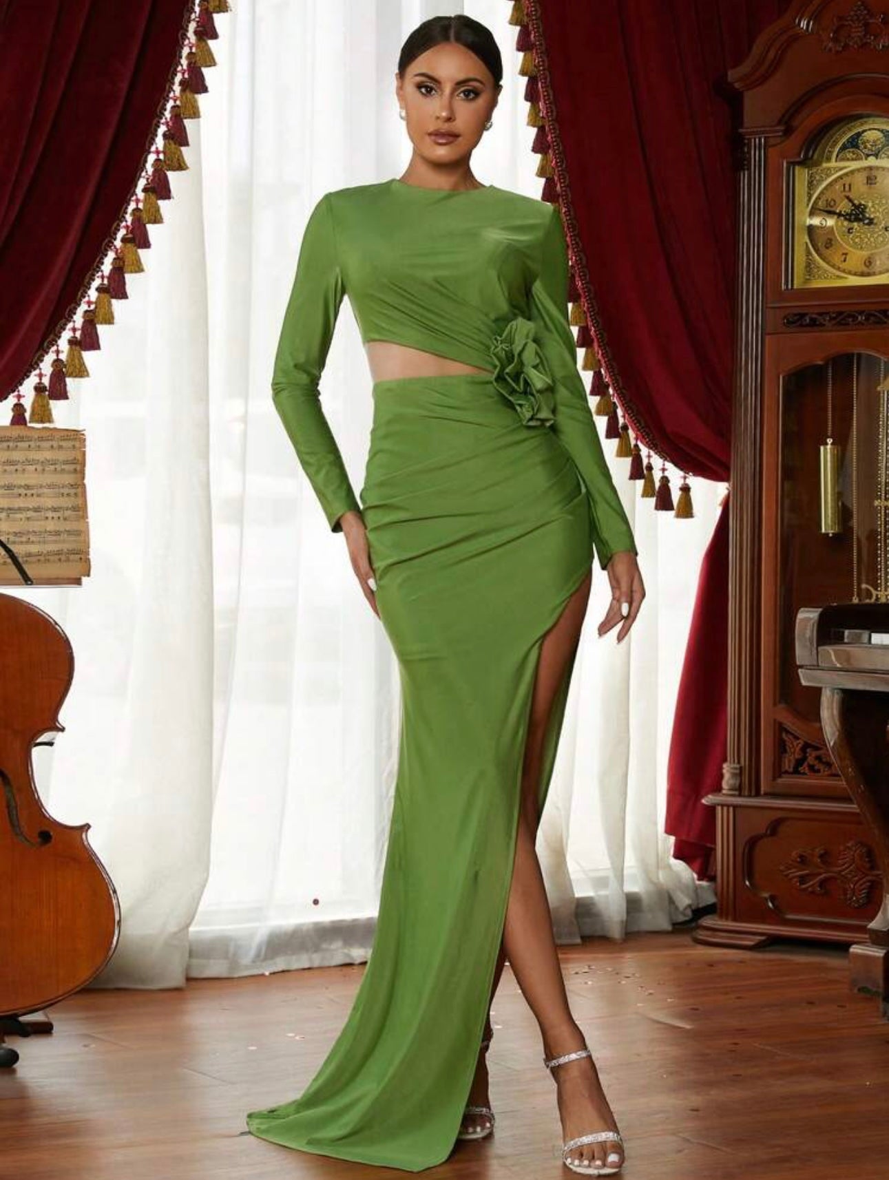 Vestido Verde MMD890