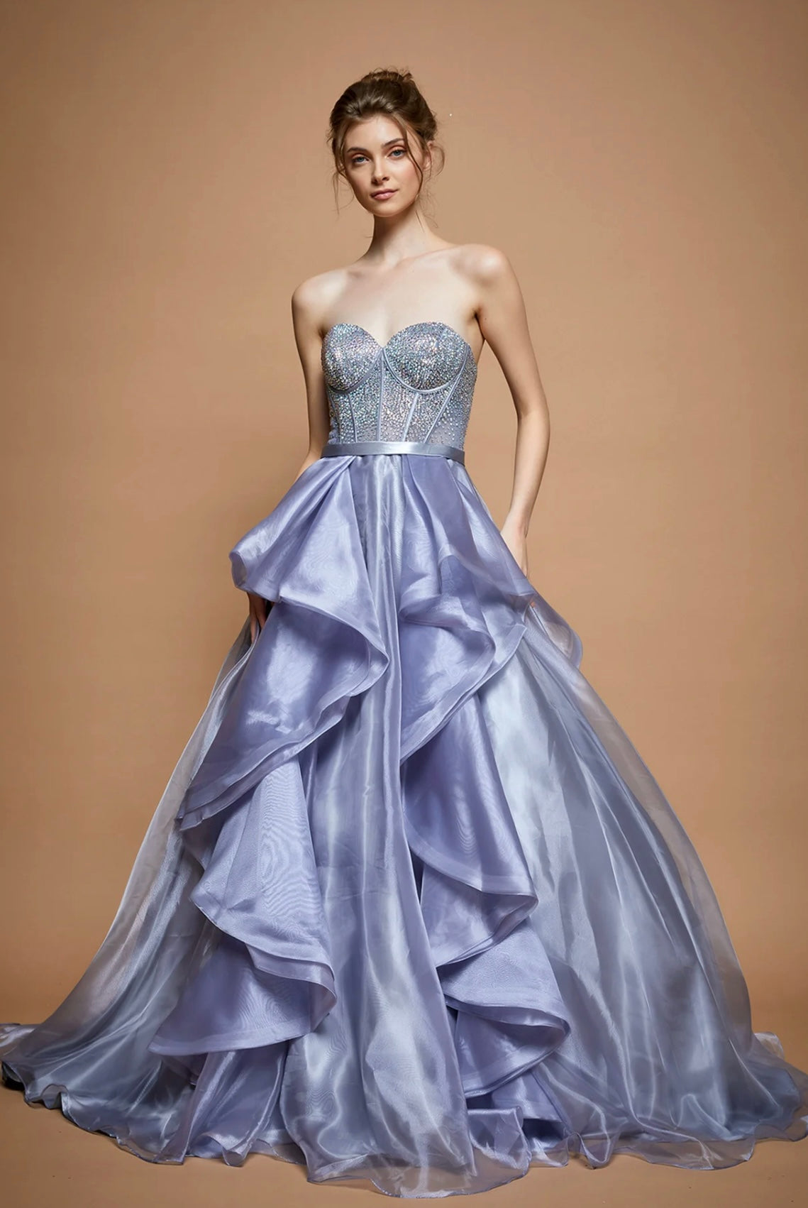 Vestido Azul Claro MMD770