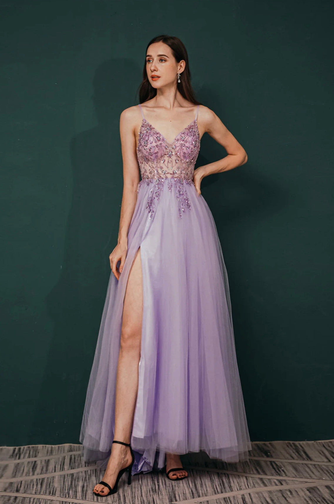 Vestido Lila MMD533