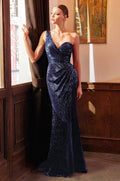 Vestido Azul Marino MMD357