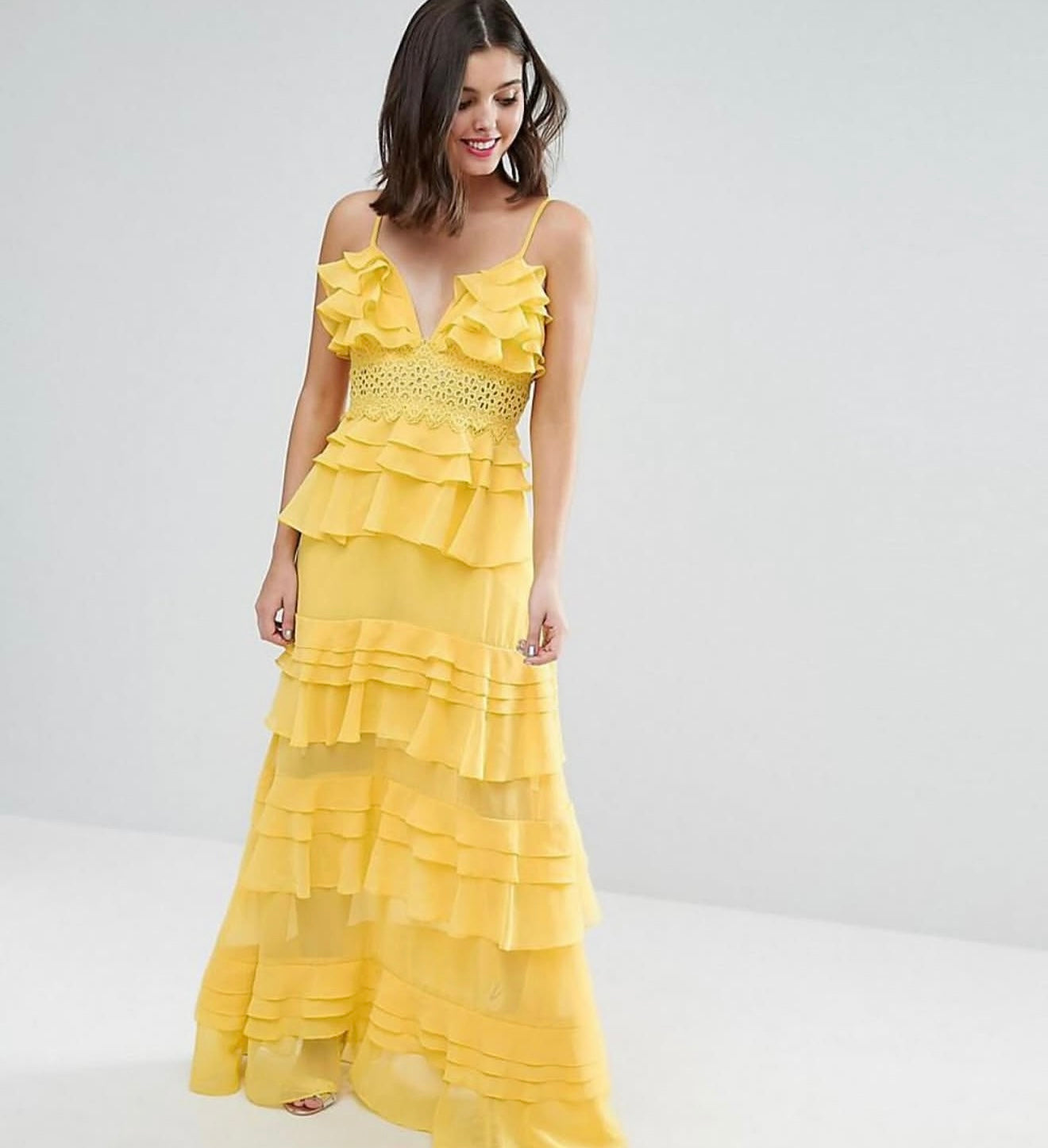 Vestido Amarillo MMD841