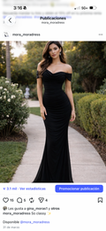 Vestido Negro MMD1217