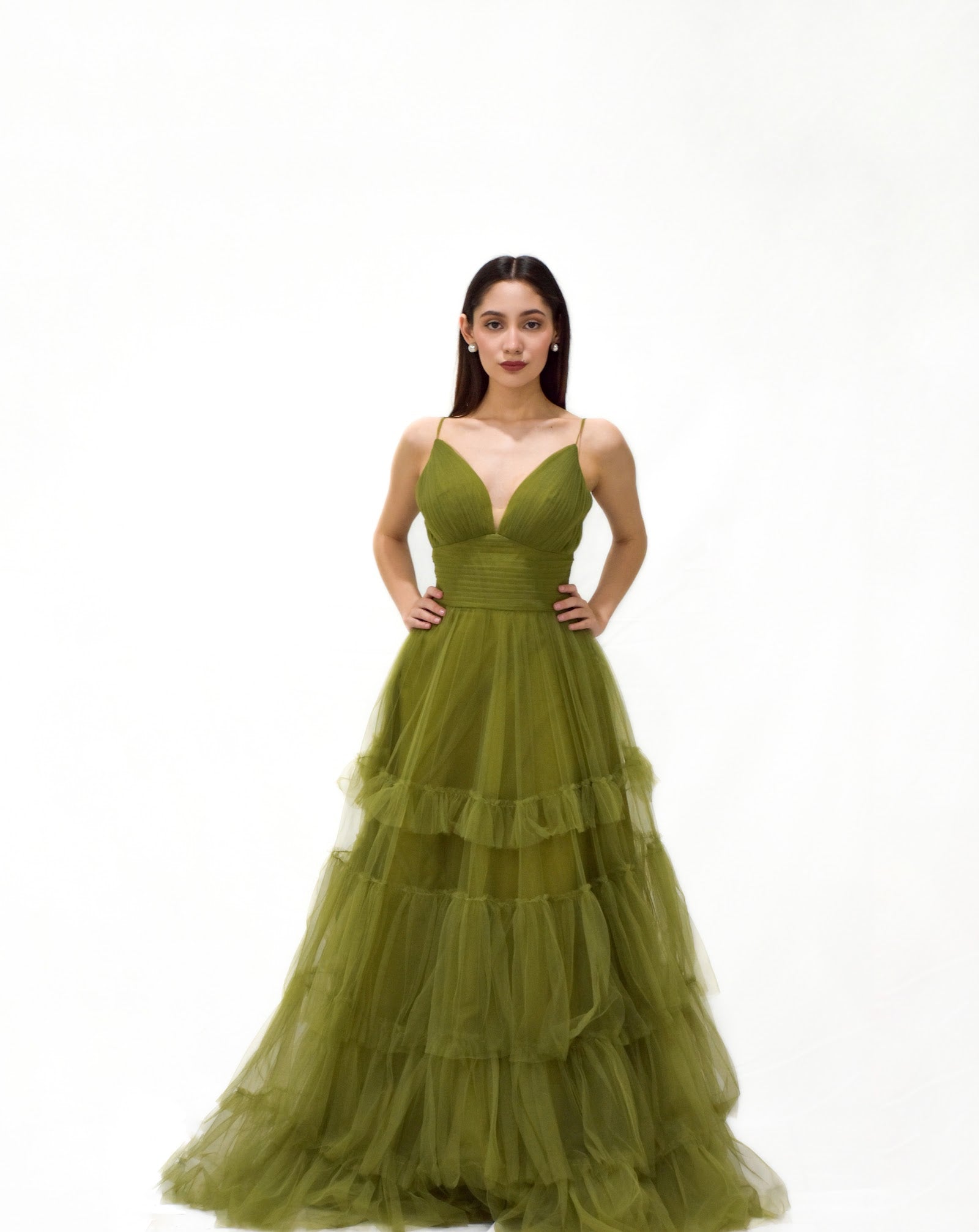 Vestido Verde Olivo MTD083