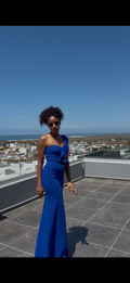 Vestido Azul Rey MMD1239