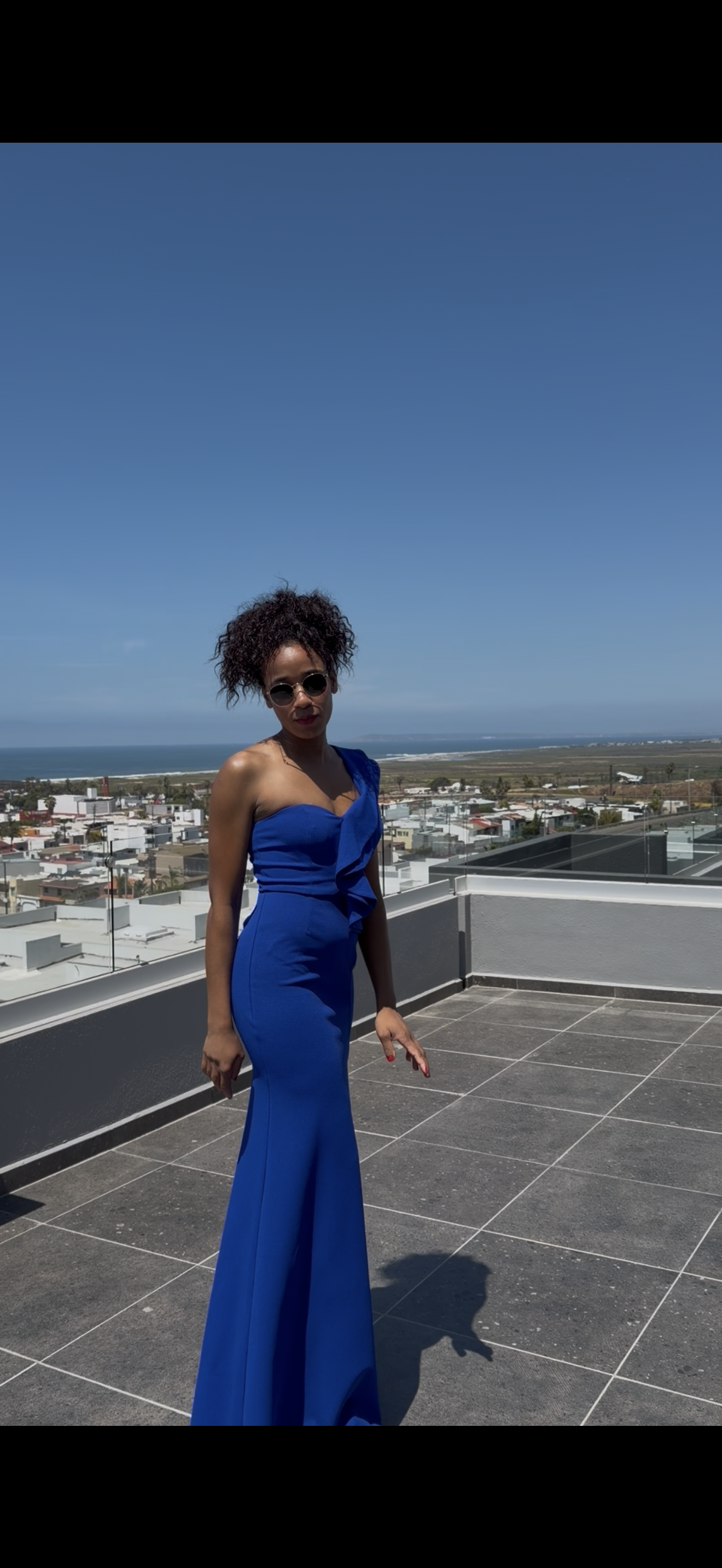 Vestido Azul Rey MMD1239