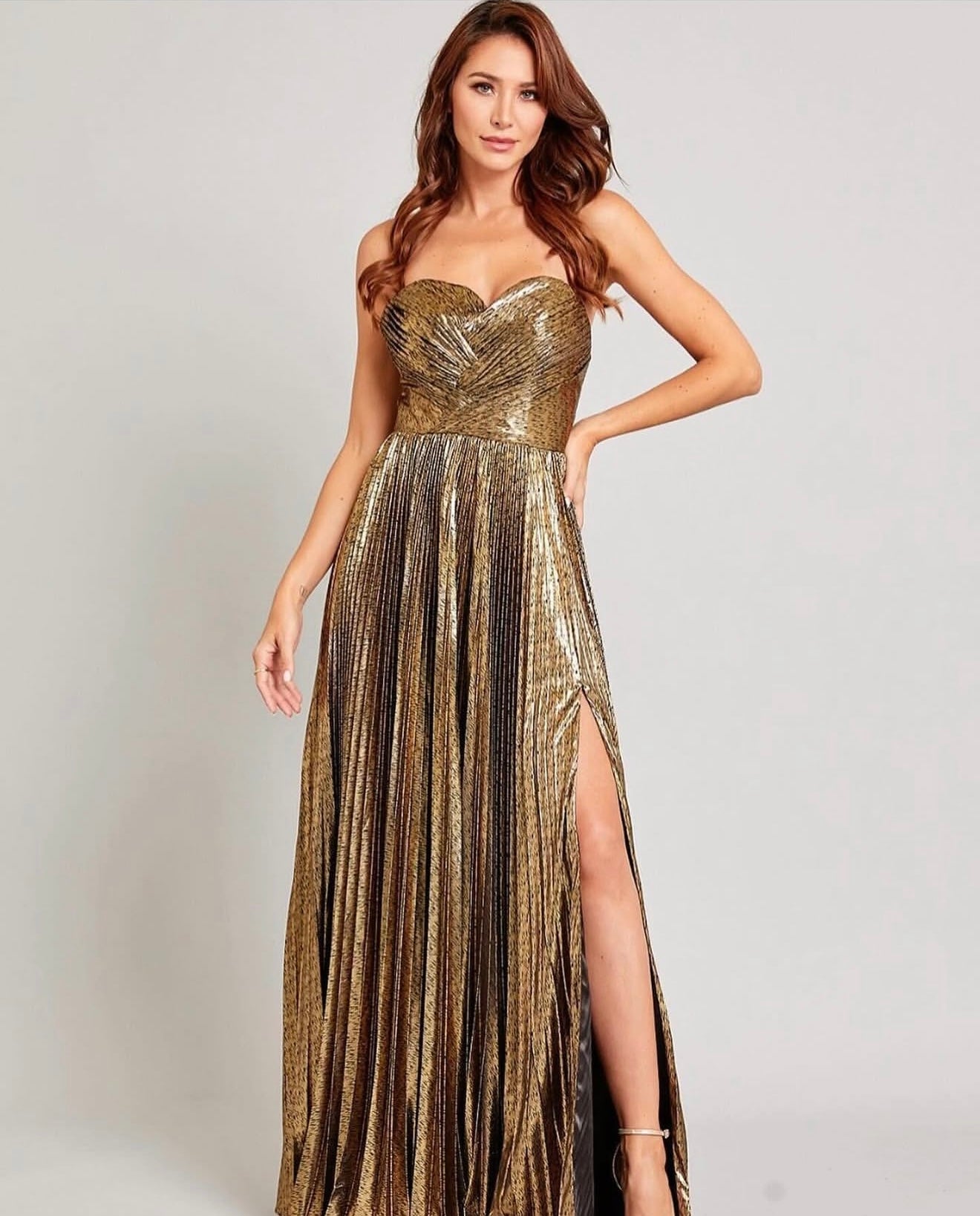 Vestido Dorado MTD373