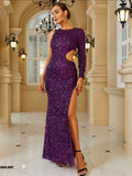 Vestido Morado MMD590