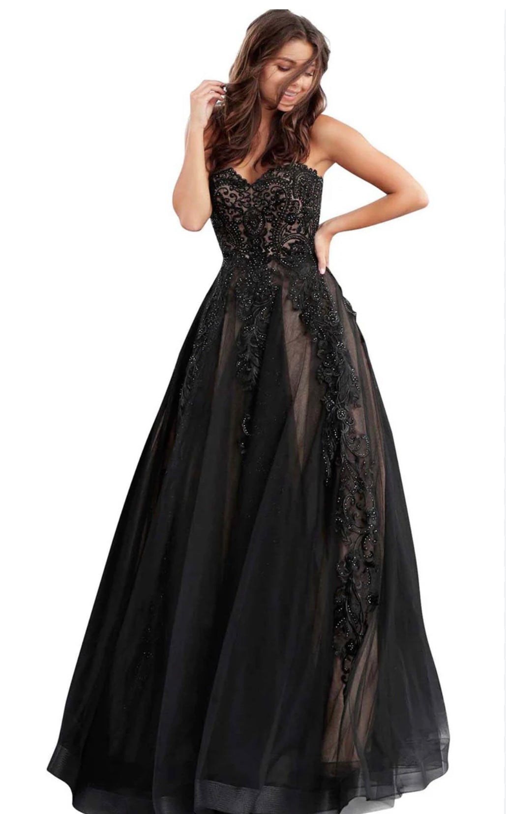Vestido Negro MMD576