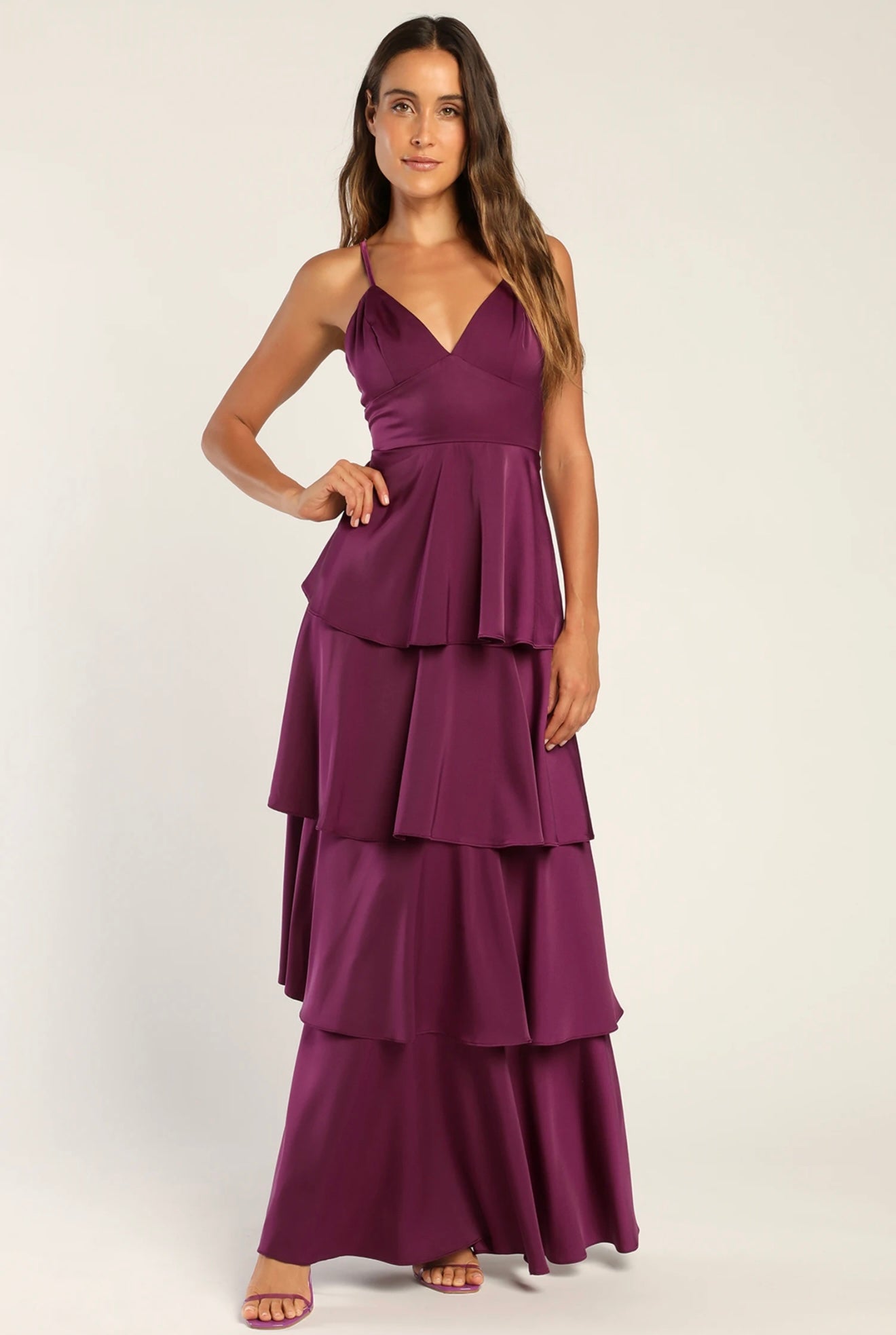 Vestido Morado MMD787