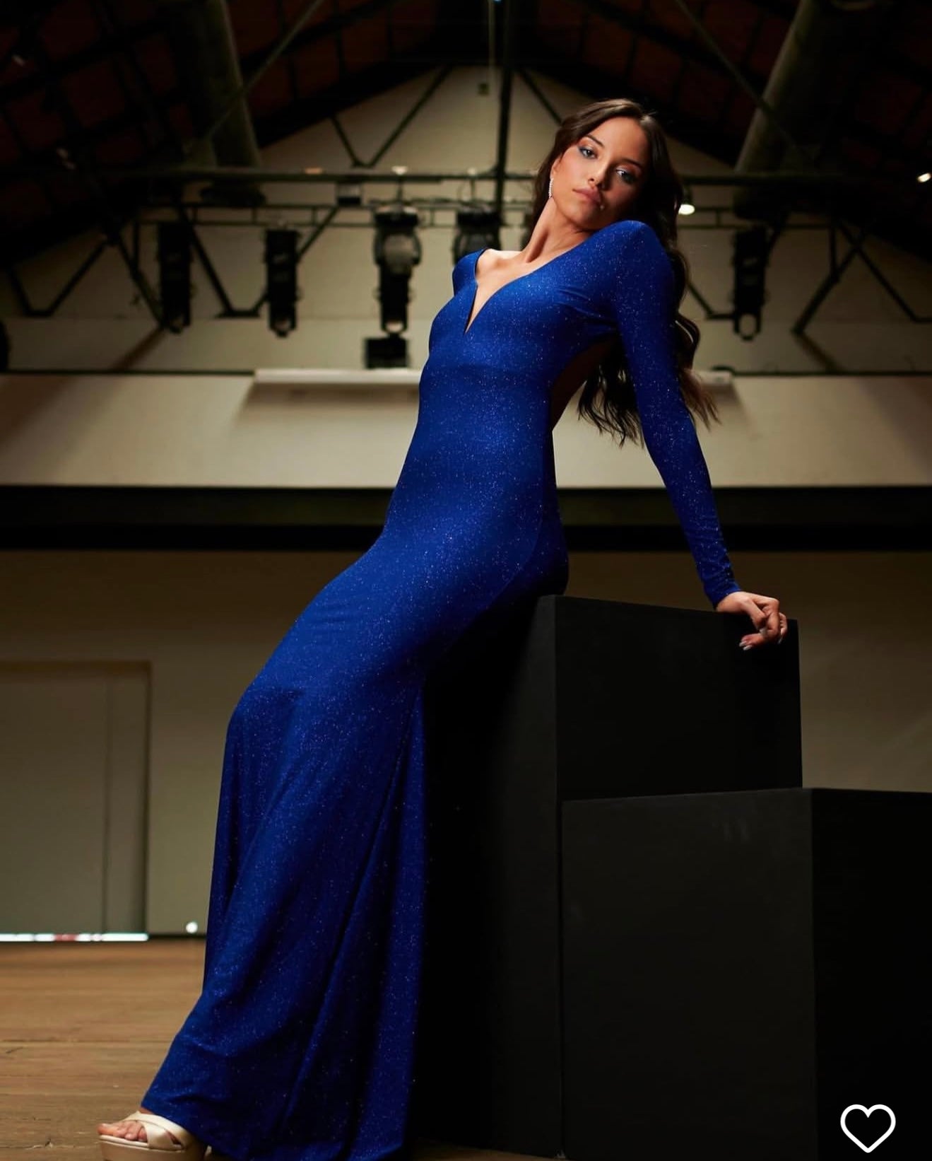 Vestido Azul Rey MMD448